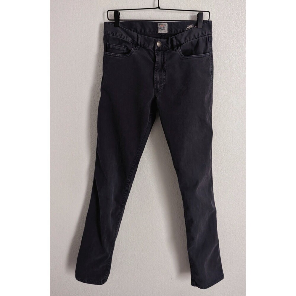 Faherty Comfort Twill 5-Pocket Pants Mens Size 30 Navy Blue Organic Cotton Jeans